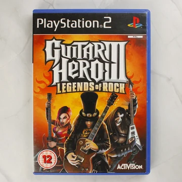 Guitar Hero III: Legends of Rock PlayStation 2 játék előlapja