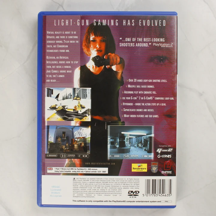 Endgame PS2 hátlap Endgame PlayStation 2 videójáték hátlapja leírással