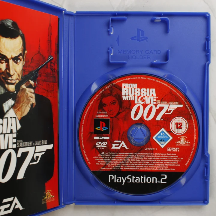 From Russia with Love 007 PlayStation 2 nyitott tok lemezzel
