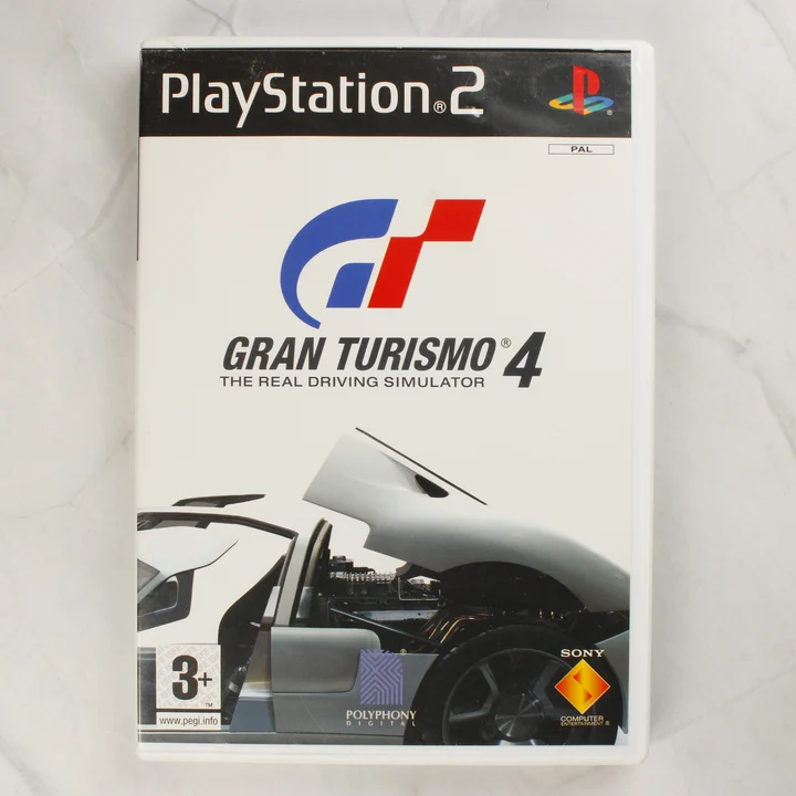 Gran Turismo 4 PS2 előlap Gran Turismo 4 PlayStation 2 játék előlapja