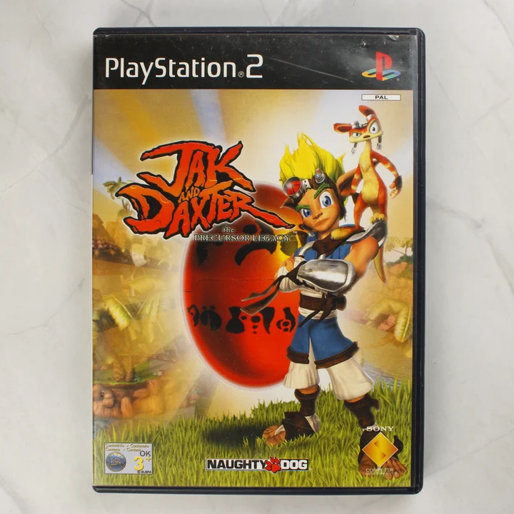 Jak and Daxter: The Precursor Legacy PS2 játék elülső borítója