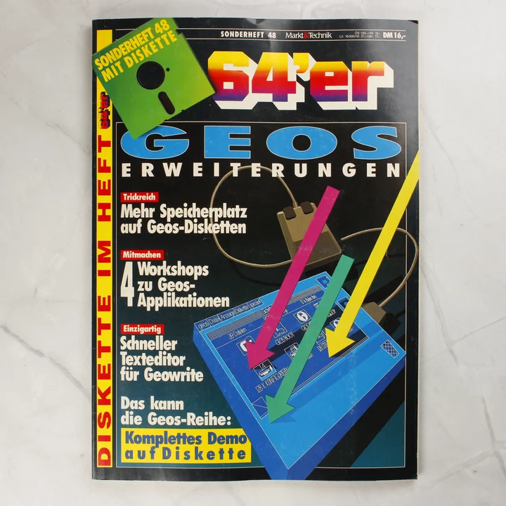 64'er Sonderheft 48 borító A 64'er Sonderheft 48 magazin előlapja