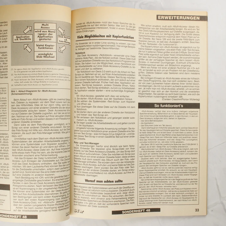 64'er magazin tartalom További belső oldalak a GEOS kiegészítőkről
