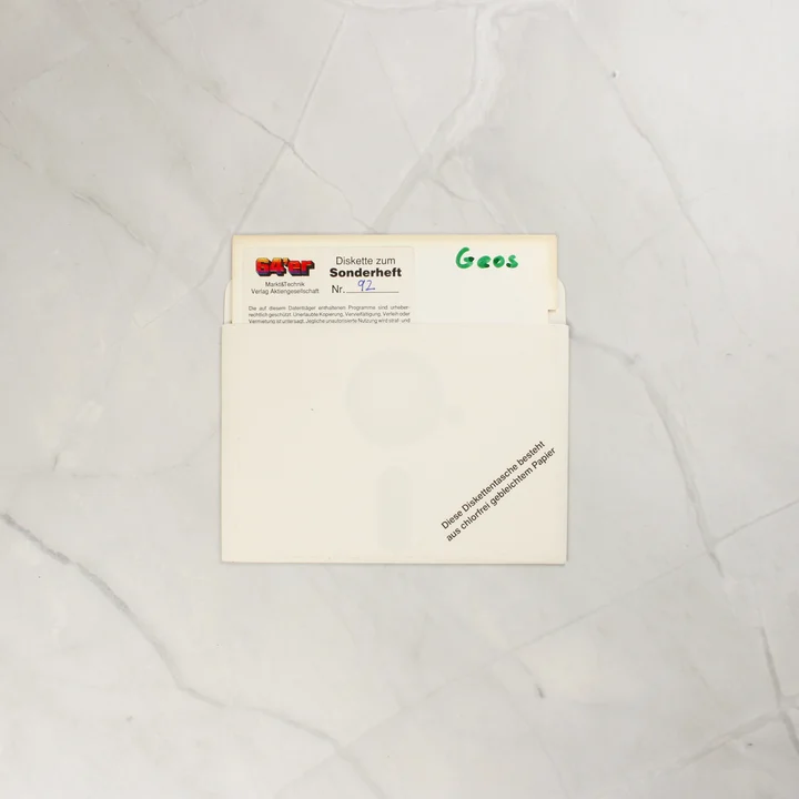 GEOS floppy lemez Az 5,25 colos floppy lemez papírtokban