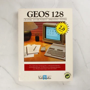 GEOS 128 2.0 szoftver dobozának eleje