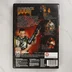 A Doom 3 PC-s videójáték hátoldali borítója a rendszerkövetelményekkel és leírással.
