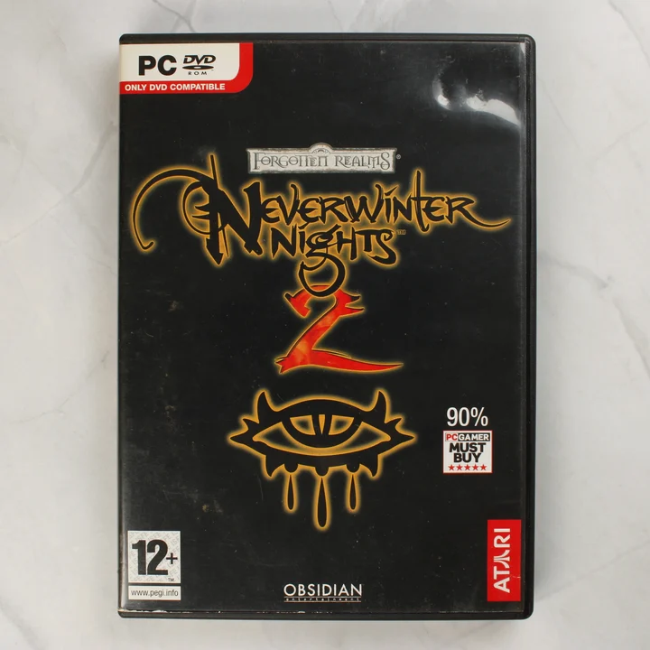 Neverwinter Nights 2 PC játék tokjának előlapja
