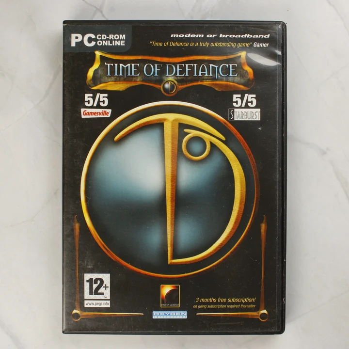Time of Defiance PC előlap A Time of Defiance PC játék előlapja normál CD-tokban