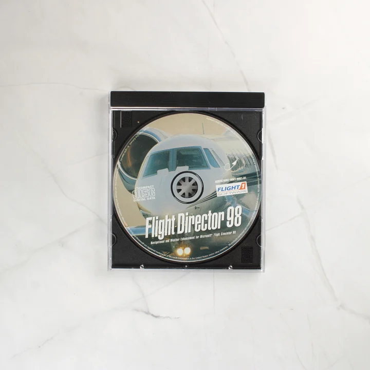 Flight Director 98 telepítő CD műanyag tokban