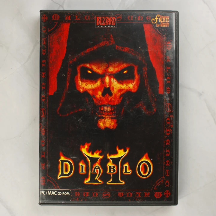Diablo II borítókép Diablo II videójáték előlapi borítója