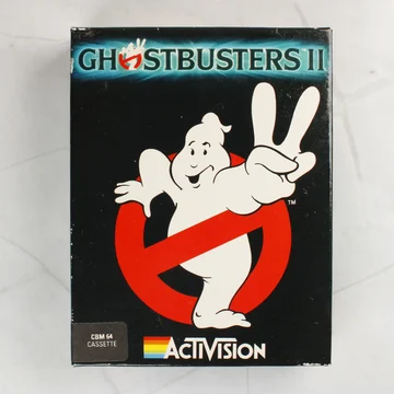 Ghostbusters II Commodore 64 játék dobozának előlapja