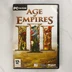 Az Age of Empires III PC játék elülső borítója műanyag tokban