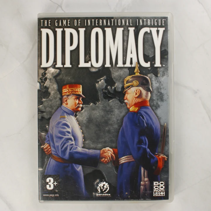 Diplomacy PC játék előlap Diplomacy PC játék előlapi borítója