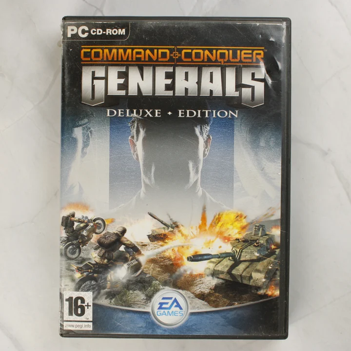 Command & Conquer Generals Deluxe Edition előlap Command & Conquer Generals Deluxe Edition PC játék tok elölnézete
