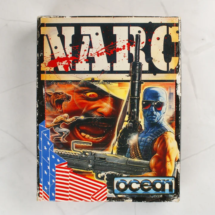 NARC ZX Spectrum doboz előlap A NARC videójáték dobozának előlapja