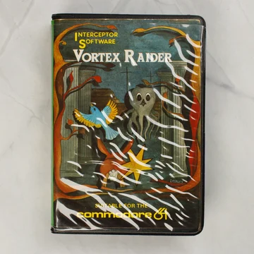 Vortex Raider Commodore 64 játék tokja elölről