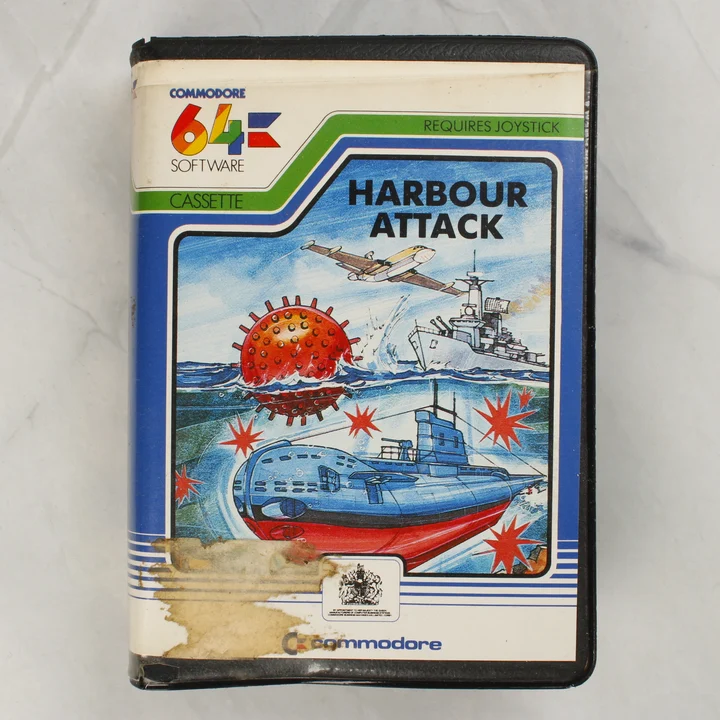 Harbour Attack Commodore 64 játék kazetta tokja elölről