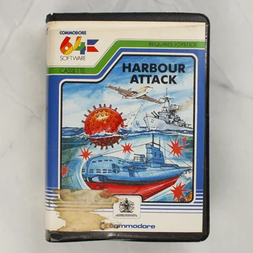 Harbour Attack Commodore 64 játék kazetta tokja elölről