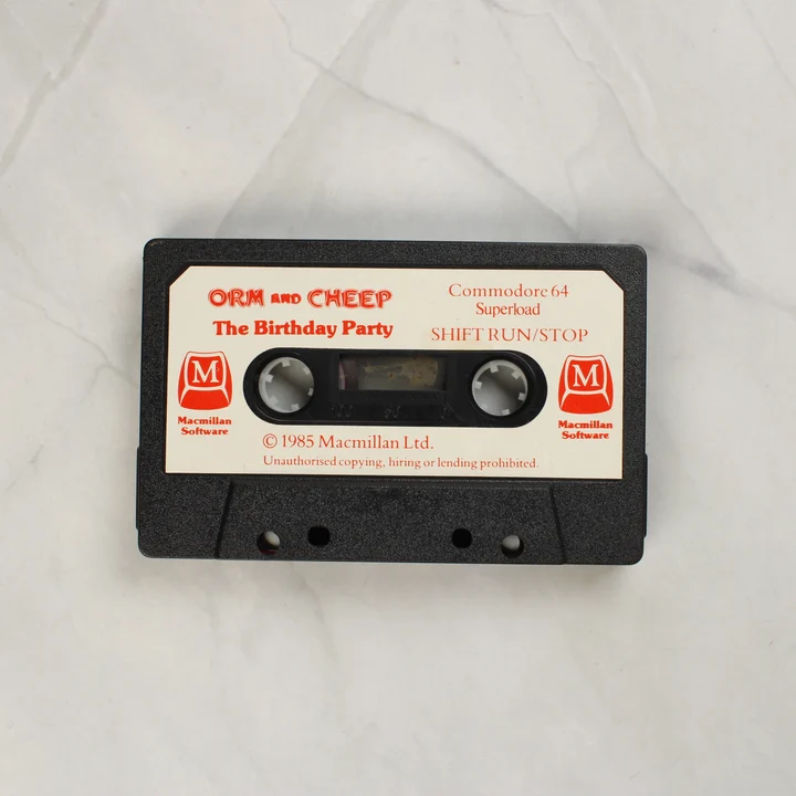 Orm and Cheep: The Birthday Party Commodore 64 adathordozó kazetta