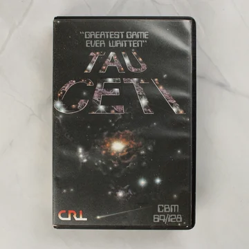 Tau Ceti videójáték Commodore 64 tokjának előlapja