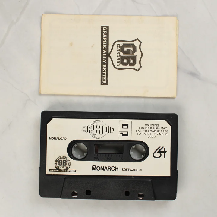 Ciphoid 9 C64 kazetta Ciphoid 9 Commodore 64 kazetta és útmutató