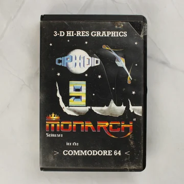 Ciphoid 9 Commodore 64 videójáték tokjának előlapja