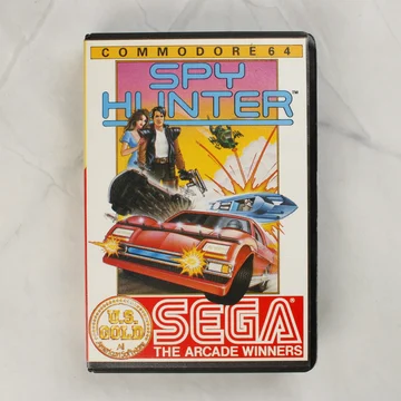 Spy Hunter Commodore 64 játék dobozának előlapja