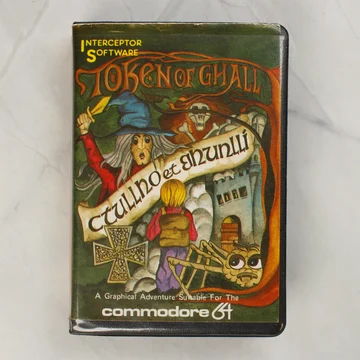 Token of Ghall Commodore 64 játék előlapja