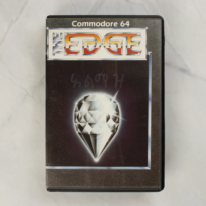 Almazz C64 borító Almazz Commodore 64 játék tokjának előlapja gyémánt grafikával