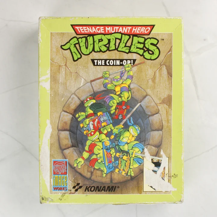 Teenage Mutant Hero Turtles The Coin-Op videójáték dobozának eleje