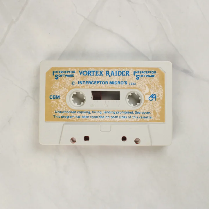 Vortex Raider C64 kazetta Vortex Raider Commodore 64 kazetta