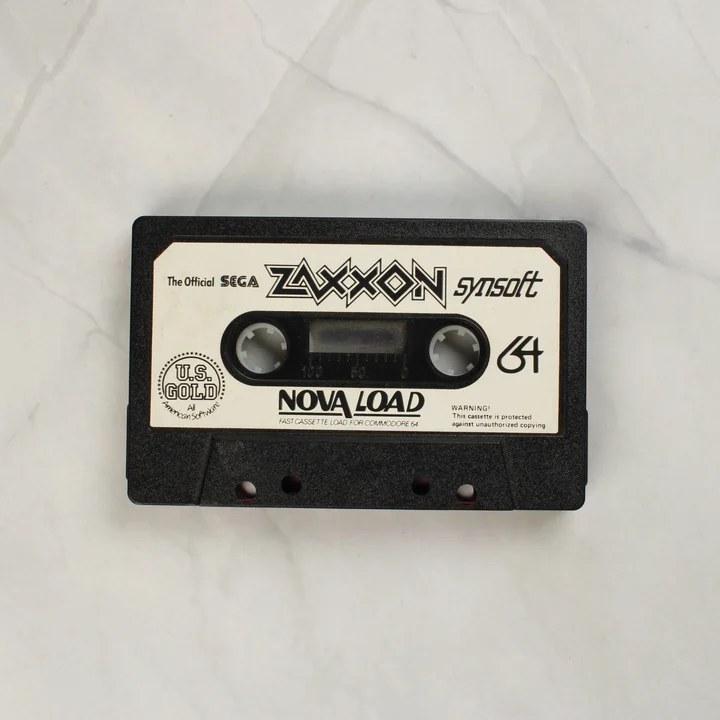 Zaxxon C64 kazetta Zaxxon videójáték adathordozó kazetta Commodore 64-hez