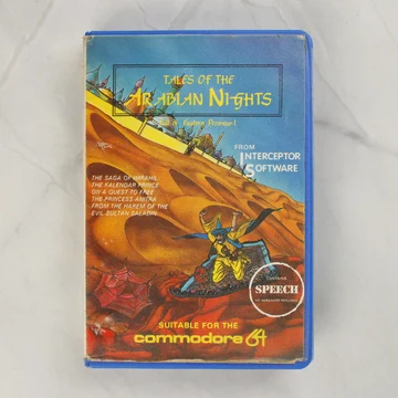 Tales of the Arabian Nights Commodore 64 játék előlapja