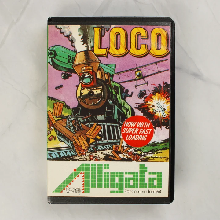 Loco Commodore 64 borítókép Loco videójáték borítója Commodore 64-re