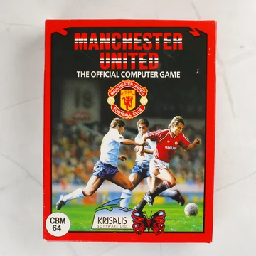 Manchester United C64 játék dobozának eleje