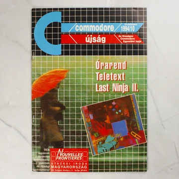 A Commodore újság 1994. októberi számának színes címlapja.