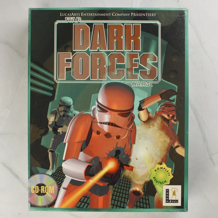 Star Wars Dark Forces PC játék dobozának eleje