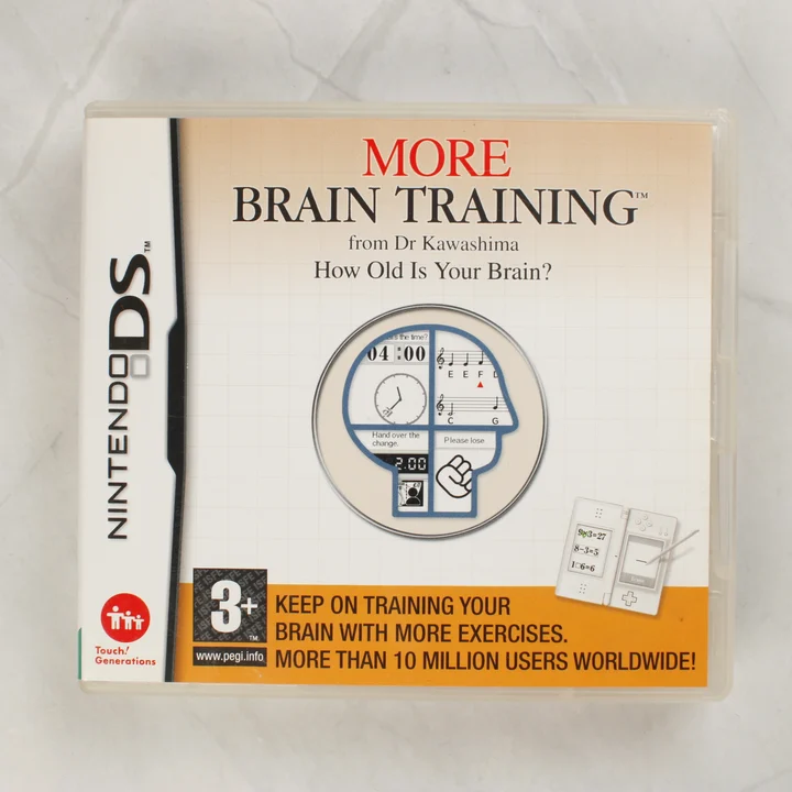 More Brain Training Nintendo DS játék tokjának előlapja