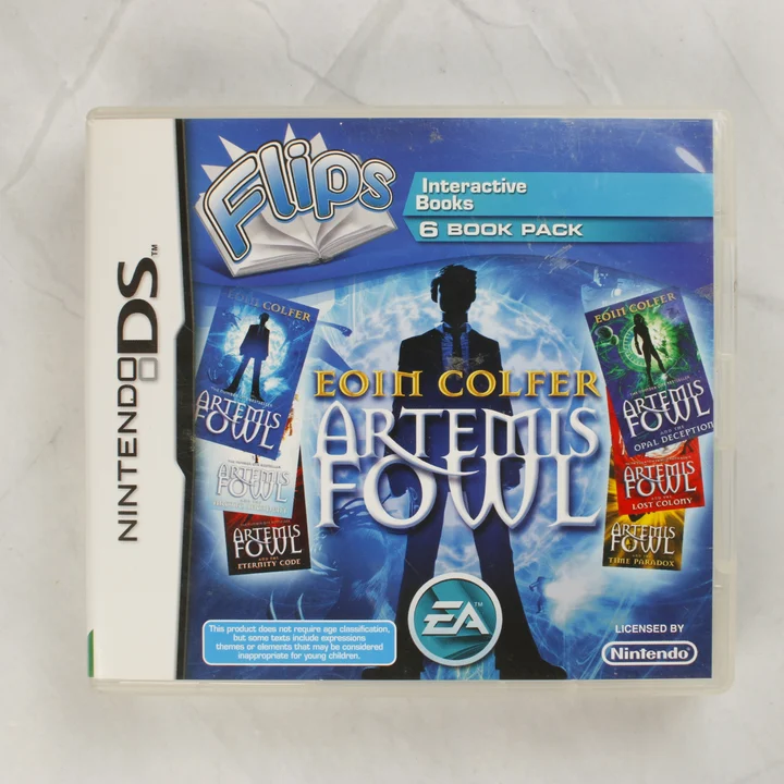 Flips Artemis Fowl DS előlap Flips Artemis Fowl Nintendo DS játék tokjának előlapja