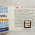 Sudoku Master Nintendo DS nyitott tok a cartridge-dzsel és kiskönyvvel