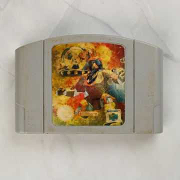 Body Harvest Nintendo 64 cartridge elölnézete