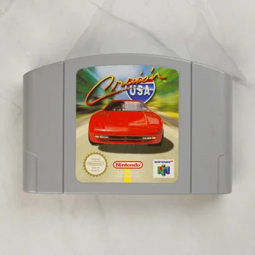 Cruis'n USA Nintendo 64 cartridge elölnézete
