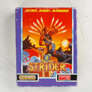 Strider II videójáték dobozának előlapja