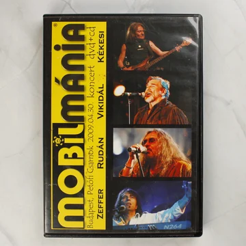 Mobilmánia koncert DVD és CD előlapi borítója