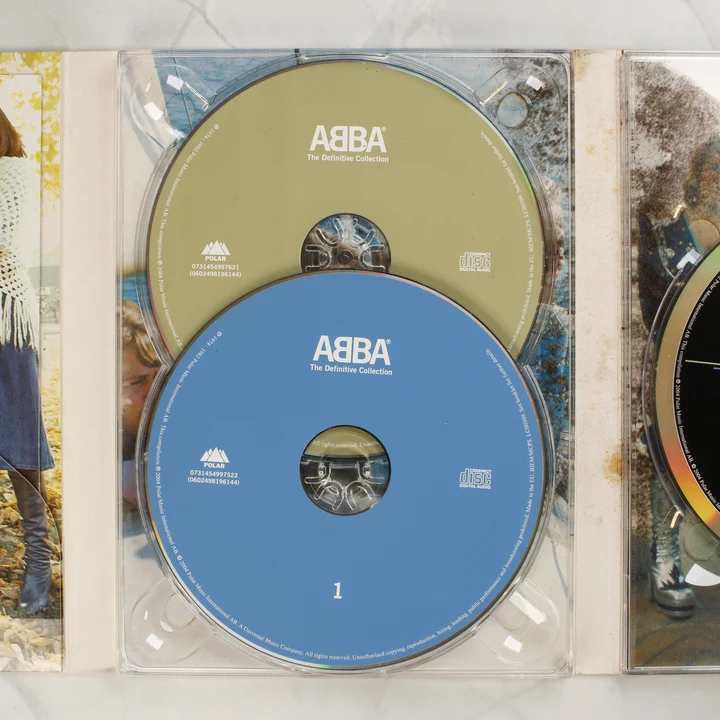 ABBA CD lemezek ABBA The Definitive Collection belső tálca a CD-kkel