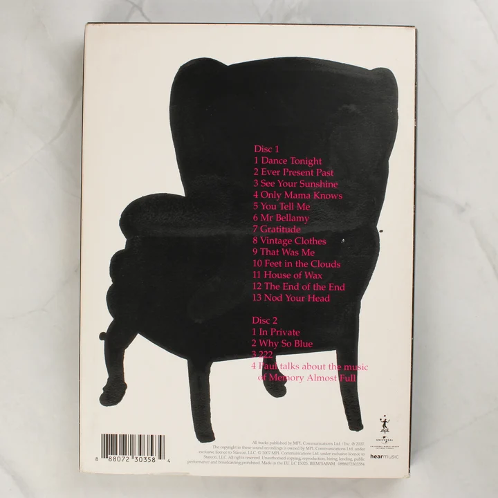 Paul McCartney Memory Almost Full hátlap Paul McCartney Memory Almost Full albumának hátoldala a számlistával