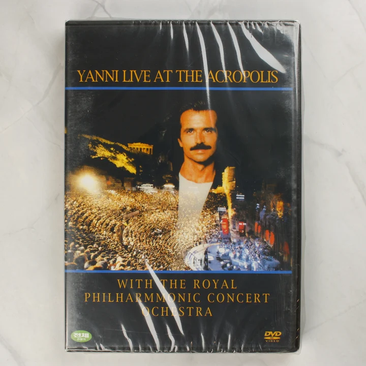 Yanni Live at the Acropolis DVD előlap Yanni Live at the Acropolis DVD előlapja fóliázva