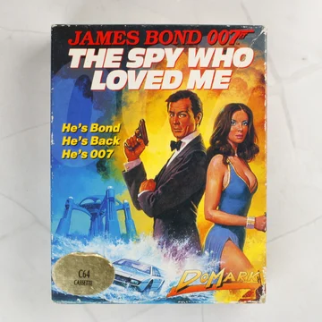 James Bond 007: The Spy Who Loved Me Commodore 64 játék dobozának eleje