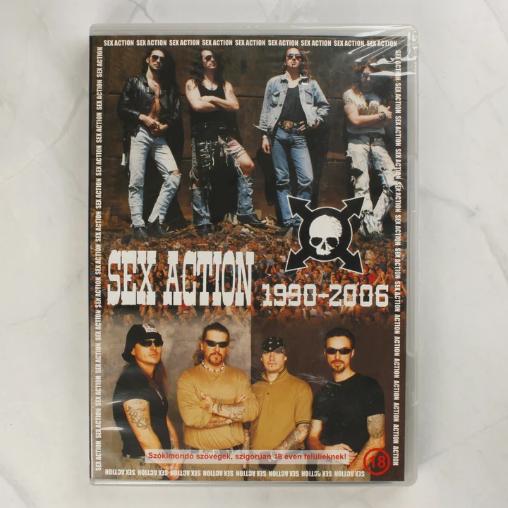 Sex Action 1990-2006 DVD előlapja fóliázva