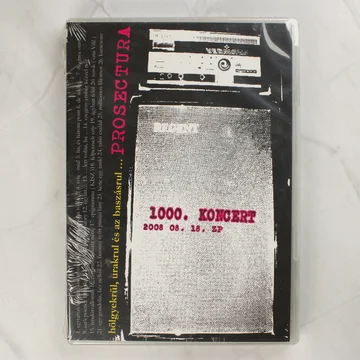 Prosectura 1000. koncert CD és DVD előlapja fóliában